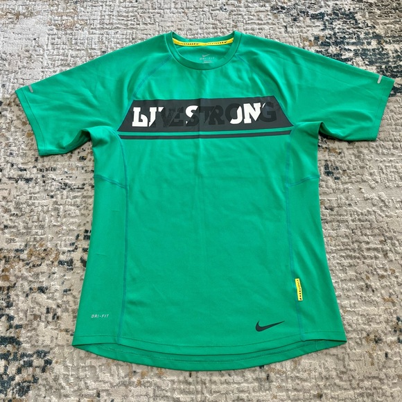Nike Miler Short Sleeve Running Shirt - Livestrong Edition - Men’s Small - Picture 1 of 11